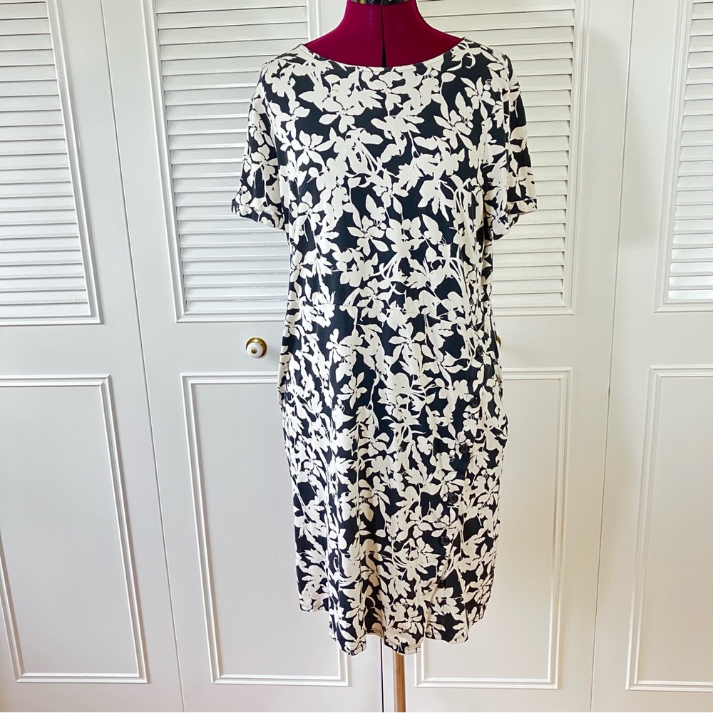 J. Jill Wearever A-Line T-Shirt Dress Size Medium